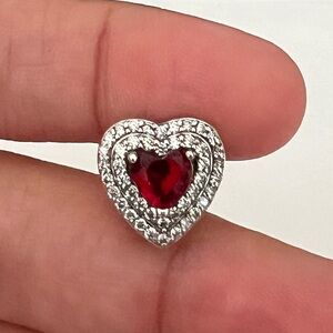 Pandora Sparkling Levelled Heart Charm